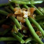 HARICOTS VERTS OIGNONS CONFITS